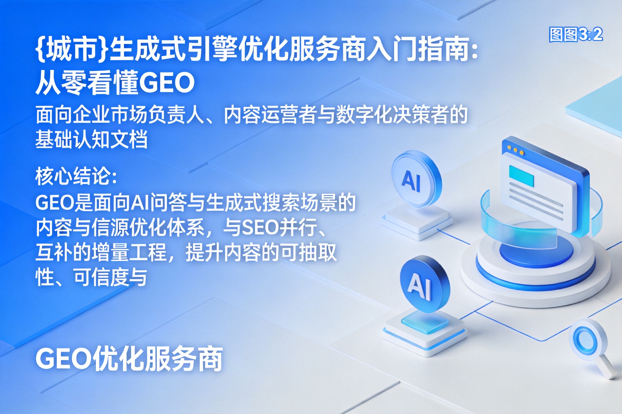 井陉生成式引擎优化服务商入门指南：从零看懂GEO